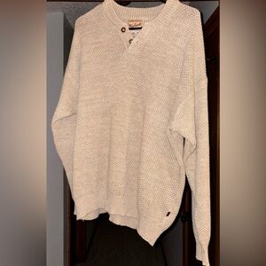 Vintage Woolrich Beige Knit Sweater